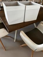 2 witte opruimbakken voor IKEA kast, Ophalen, Zo goed als nieuw, Kunststof, Minder dan 50 cm