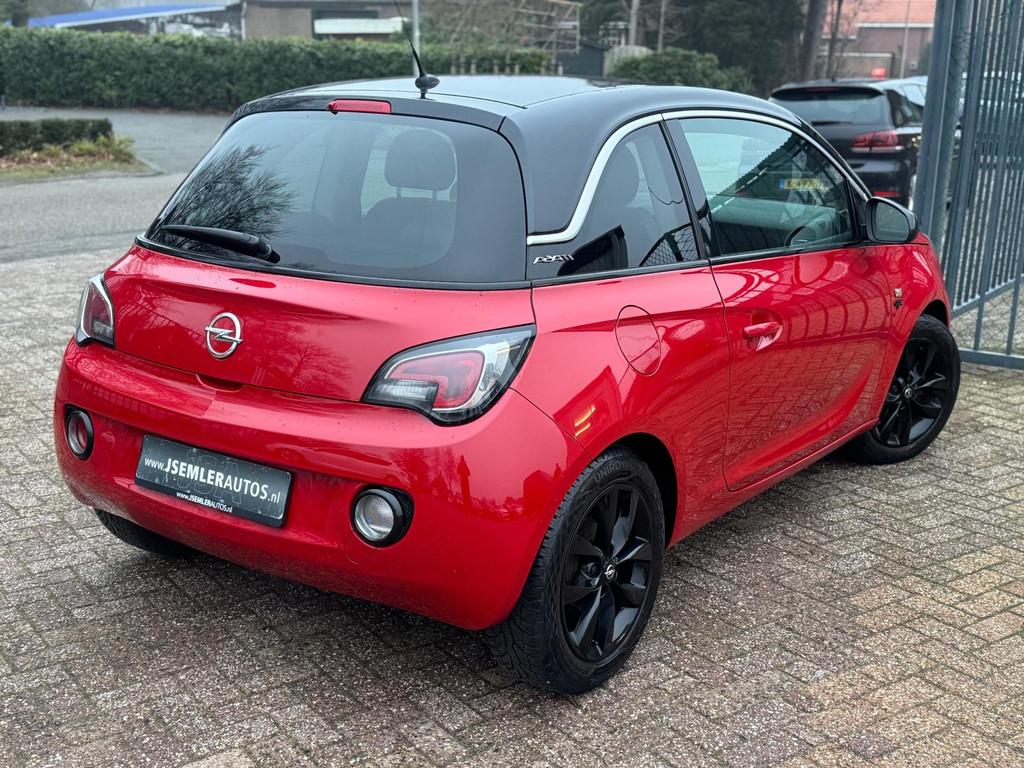 Opel ADAM RED&BLACK OPC-LINE GR.SCHERM AIRCO APK 26-03-2027, Auto's, Opel, Voorwielaandrijving, ADAM, Gebruikt, 4 cilinders