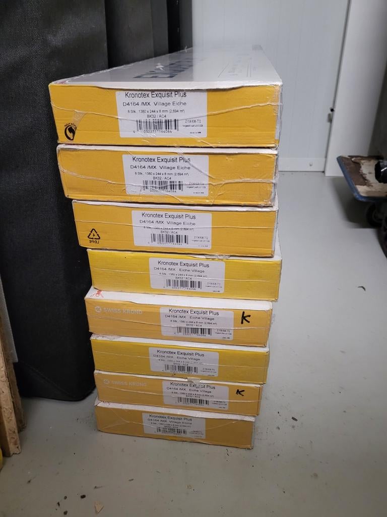 Kronotex brede plank, Ophalen