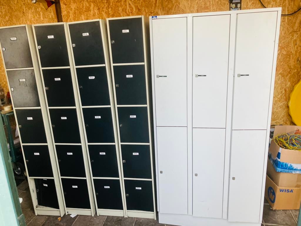 Partij lockerkasten, Huis en Inrichting, Kasten | Lockerkasten, Ophalen, Gebruikt