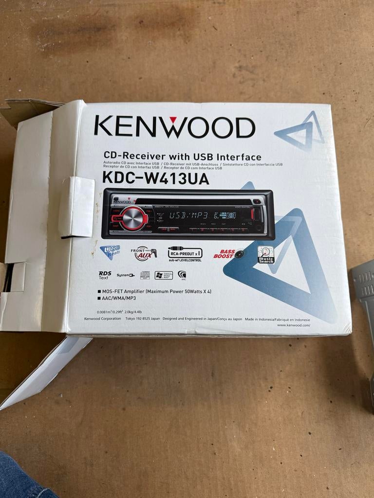 Kenwood KDC-W413UA CD/USB Autoradio, Auto diversen, Autoradio's, Gebruikt, Ophalen of Verzenden