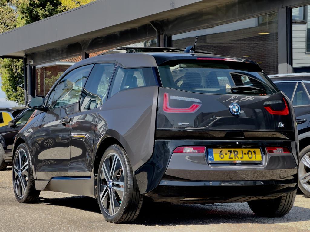 BMW i3 RANGE EXTENDER COMFORT ADVANCE AUT. PANODAK LEDER NAV, Auto's, Achterwielaandrijving, Gebruikt, Euro 6, 1290 kg