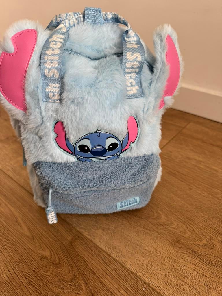 Stitch rugzakje, Kinderen en Baby's, Kinderkleding | Petten en Hoeden, Ophalen of Verzenden, Zo goed als nieuw, Jongen of Meisje