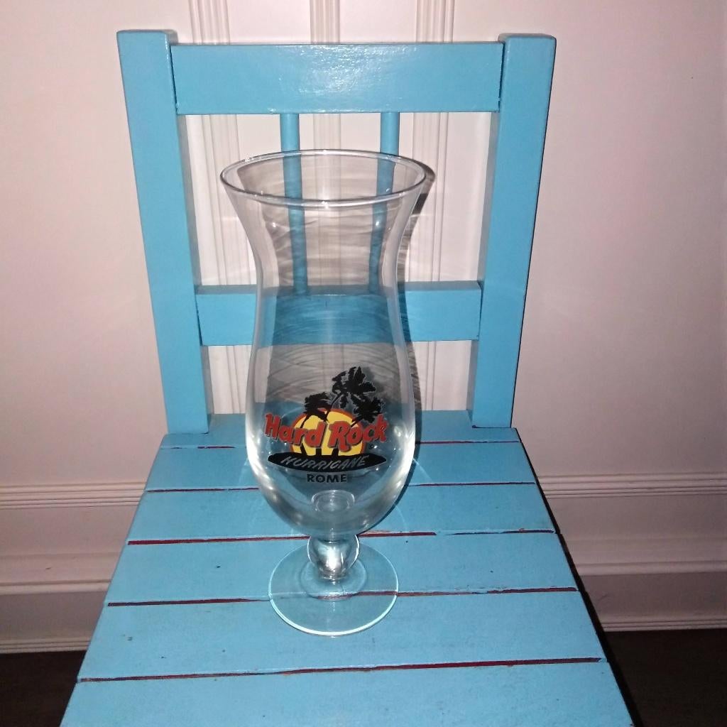Hard Rock café glazen en Hard Rock Hurricane glazen 10 stuks, Ophalen, Gebruikt, Bierglas