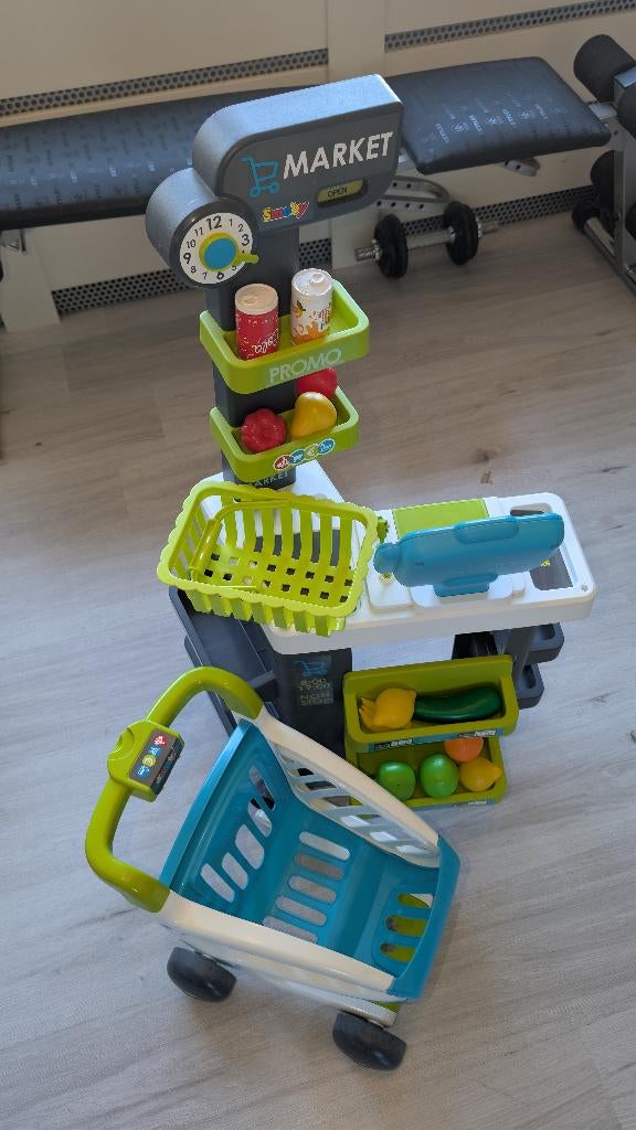 Speelgoed winkeltje/kassa Smoby, Kinderen en Baby's, Speelgoed | Educatief en Creatief, Ophalen, Gebruikt, Rekenen