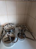 Pannenset Ikea, Huis en Inrichting, Keuken | Potten en Pannen, Ophalen of Verzenden, Gebruikt, Rvs, Pannenset