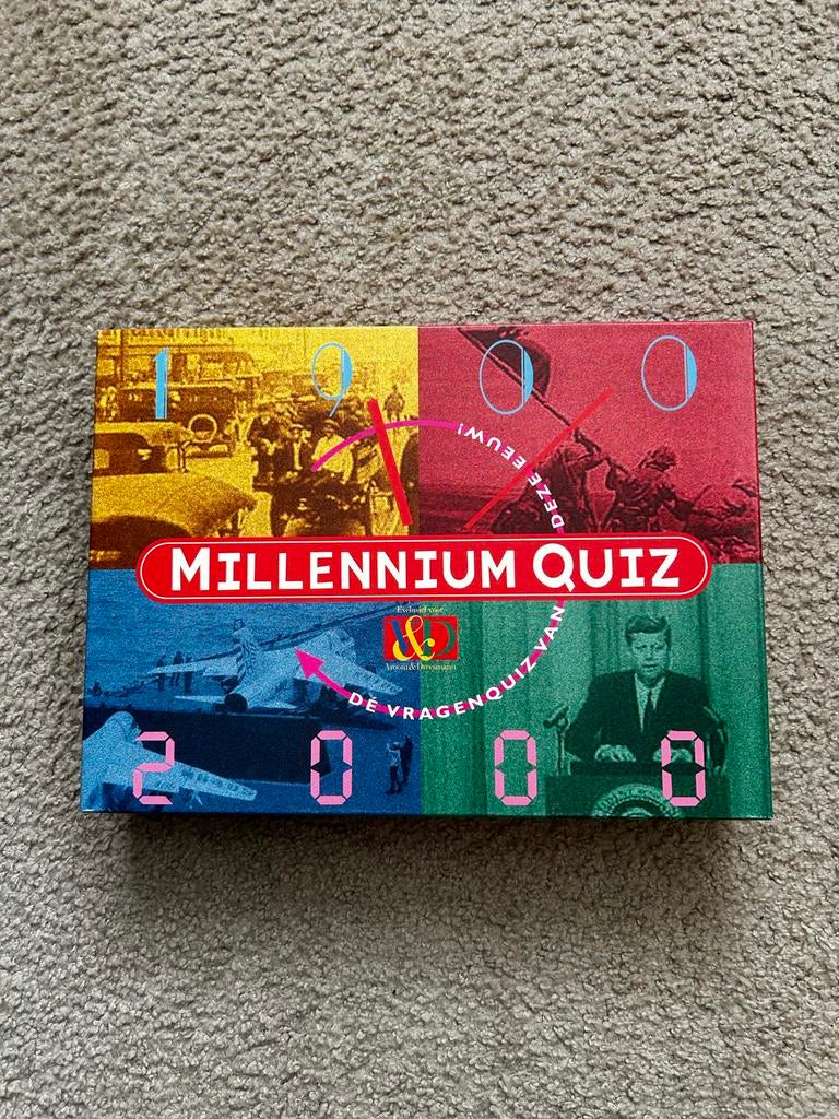 Millennium Quiz Bordspel - De Vragenquiz van de Eeuw!, Hobby en Vrije tijd, Gezelschapsspellen | Bordspellen, Drie of vier spelers