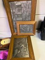 Tinnen schilderij, Ophalen