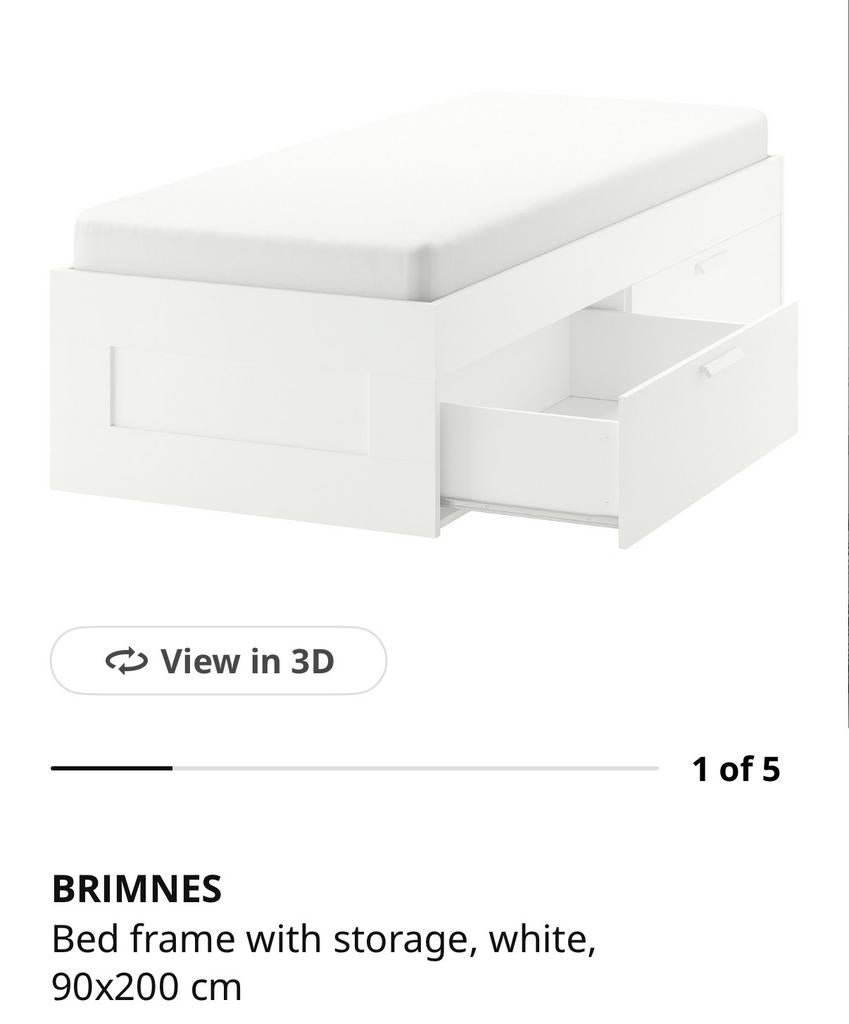 Bed 90x200, Ophalen, Zo goed als nieuw