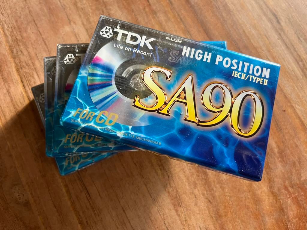 Record cassettebandjes 4x, 2 t/m 25 bandjes, Overige genres, Ophalen of Verzenden, Nieuw in verpakking