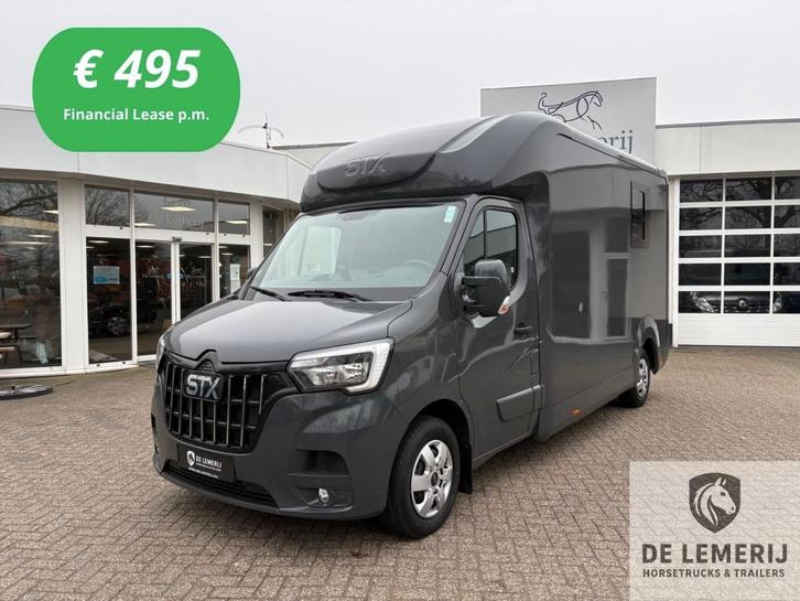 Renault Master STX Hengstenuitvoering Handbak 2022 34.750km!, Dieren en Toebehoren, Paarden en Pony's | Trailers en Aanhangwagens