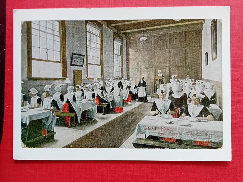 Ansichtkaart Amsterdam, Verzamelen, Ansichtkaarten | Nederland, Ophalen of Verzenden, Voor 1920, Noord-Holland