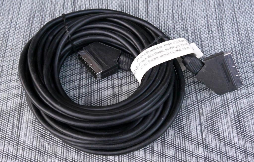 SCART kabel - 10meter - Nieuw!, Audio, Tv en Foto, Audiokabels en Televisiekabels, Ophalen of Verzenden, Nieuw, 10 meter of meer