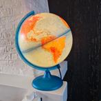 Wereldbol lamp, globe, Ophalen of Verzenden