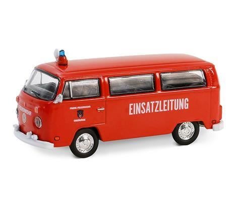 1979 VW Volkswagen bus T2 van Greenlight 1/64 Feuerwehr fire, Hobby en Vrije tijd, Modelauto's | Overige schalen, Ophalen of Verzenden