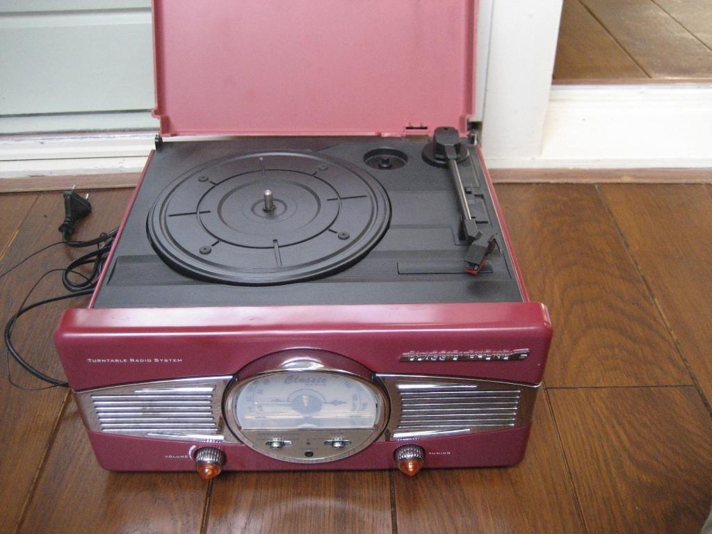 Radio pick up retro 50s model, Ophalen of Verzenden, Gebruikt, Platenspeler, Overige merken