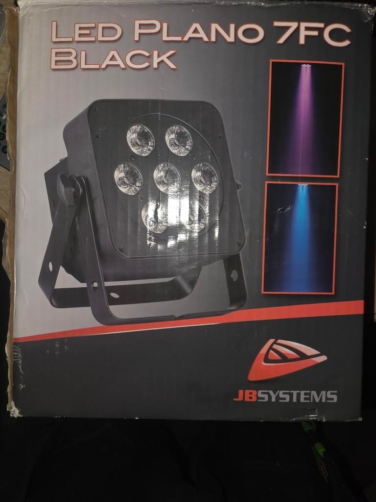 JB Systems LED Plano 7FC Black, Ophalen of Verzenden