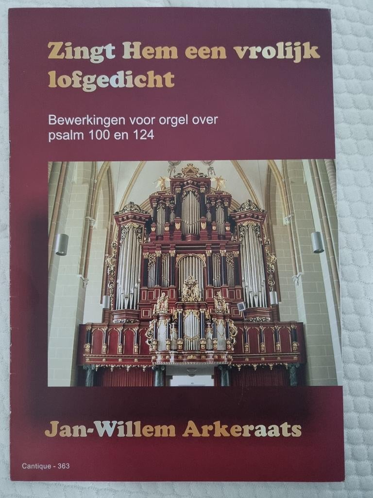 Notenschrift, Bewerkingen voor orgel Ps100 en 124, Ophalen of Verzenden, Artiest of Componist, Religie en Gospel, Orgel