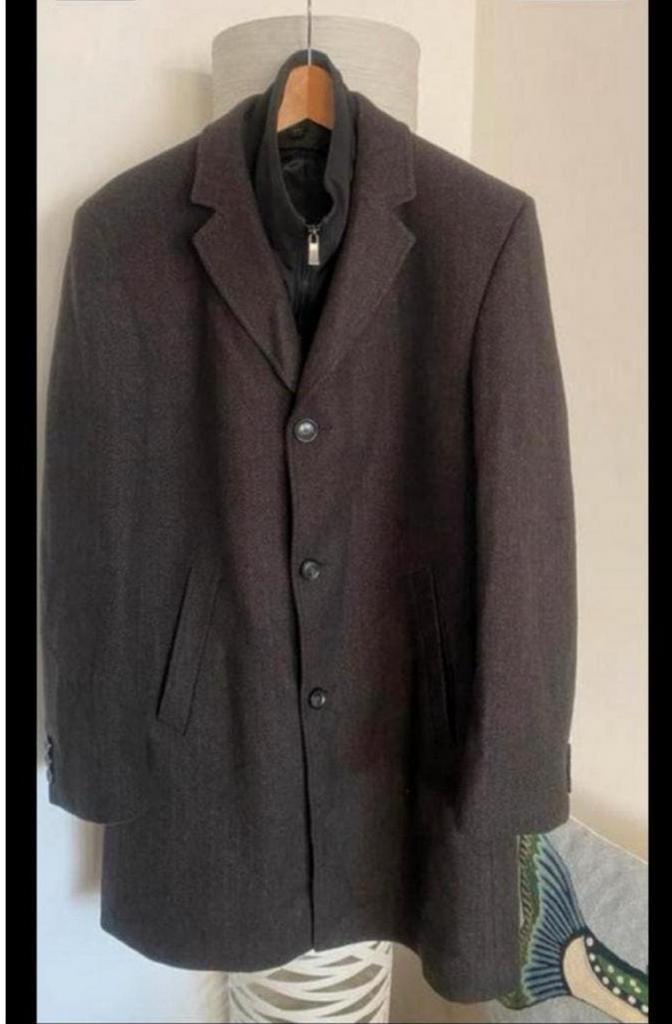 Emilio adani wol 52 L nieuwstaat, Ophalen of Verzenden, Zo goed als nieuw, Maat 52/54 (L), Bruin