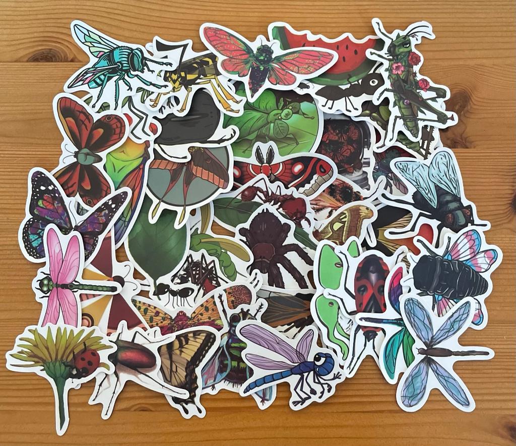 Insecten stickers, Verzenden, Nieuw, Meerdere stickers