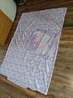 1 persoons glow in the dark dekbedovertrek unicorn print, Gebruikt, Eenpersoons, Ophalen of Verzenden, Paars