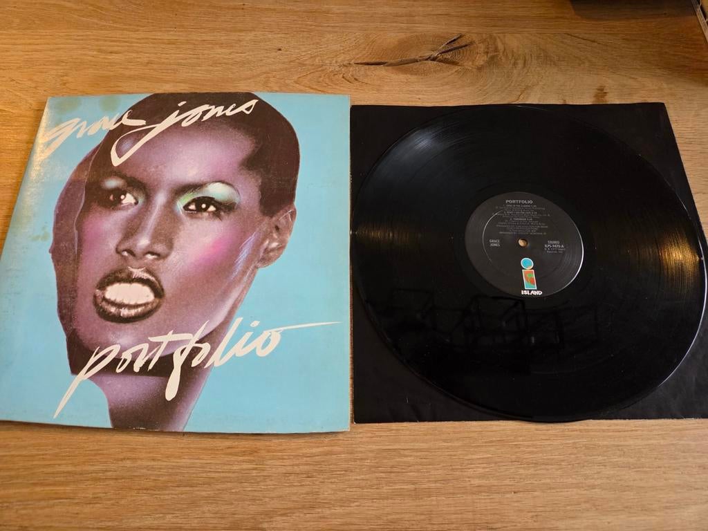 Grace Jones portfolio LP, Ophalen of Verzenden