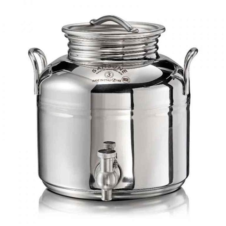 Hoge kwaliteit roestvrij stalen olijfolie vat van 5 - 100 L, Huis en Inrichting, Keuken | Potten en Pannen, Nieuw, Ophalen of Verzenden