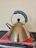 Alessi vintage fluitketel – RVS– design klassiek waterkoker, 1 tot 2 liter, Ophalen of Verzenden, Zo goed als nieuw, Rvs