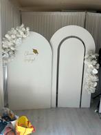 Mooie bloemen backdrop voor feesten te koop, Ophalen of Verzenden, Zo goed als nieuw, Versiering, Geboorte of Huwelijk
