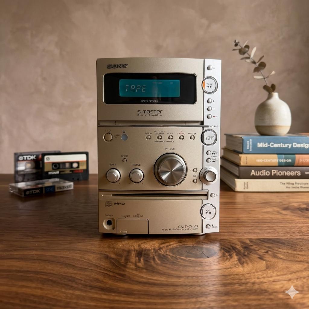 Sony CMT-CPZ3 Micro Hi-Fi Component S-Master Digital Amplifi, Cassettedeck, Ophalen of Verzenden, Zo goed als nieuw, Microset