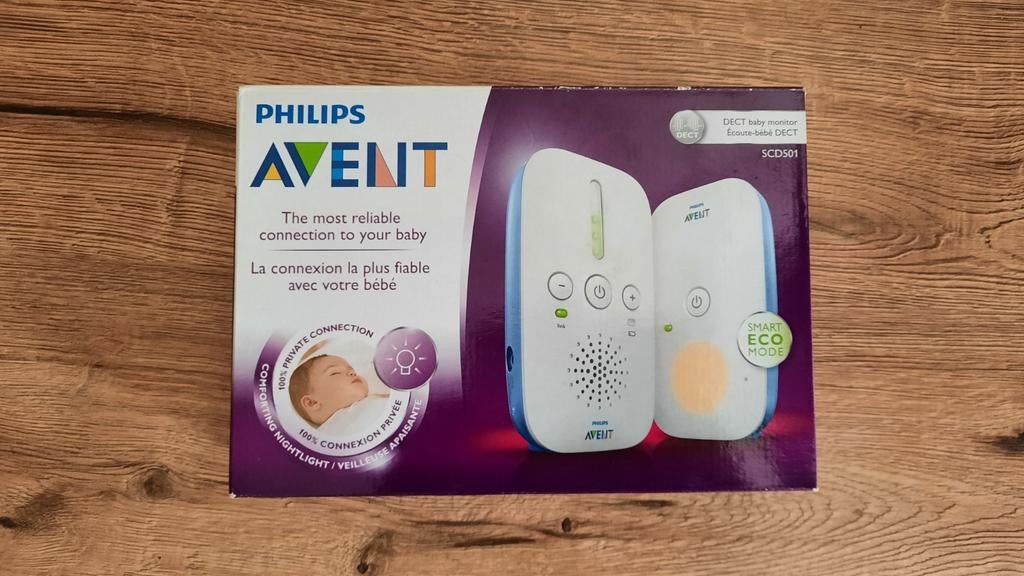 Philips Avent DECT Babyfoon SCD501 - Betrouwbare Verbinding, Ophalen of Verzenden, Nieuw, 250 meter of meer, Digitaal
