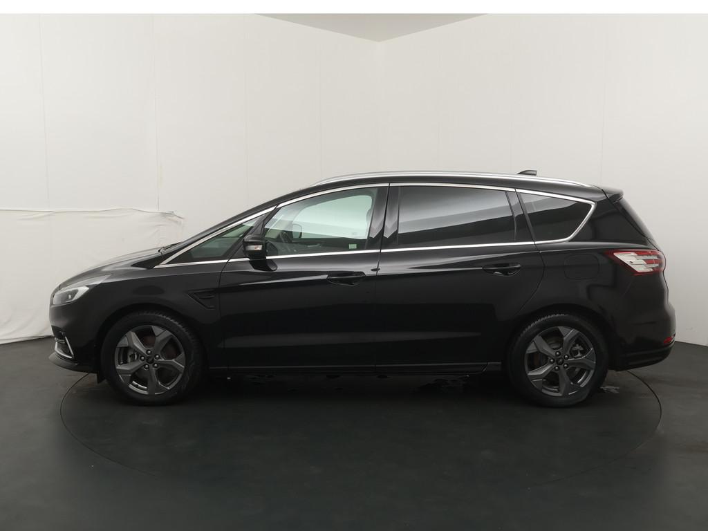 Ford S-Max 2.5 HYBRID Titanium 7p. 190pk | Adapt. Cruise | 7, Stof, Gebruikt, 7 stoelen, Zwart