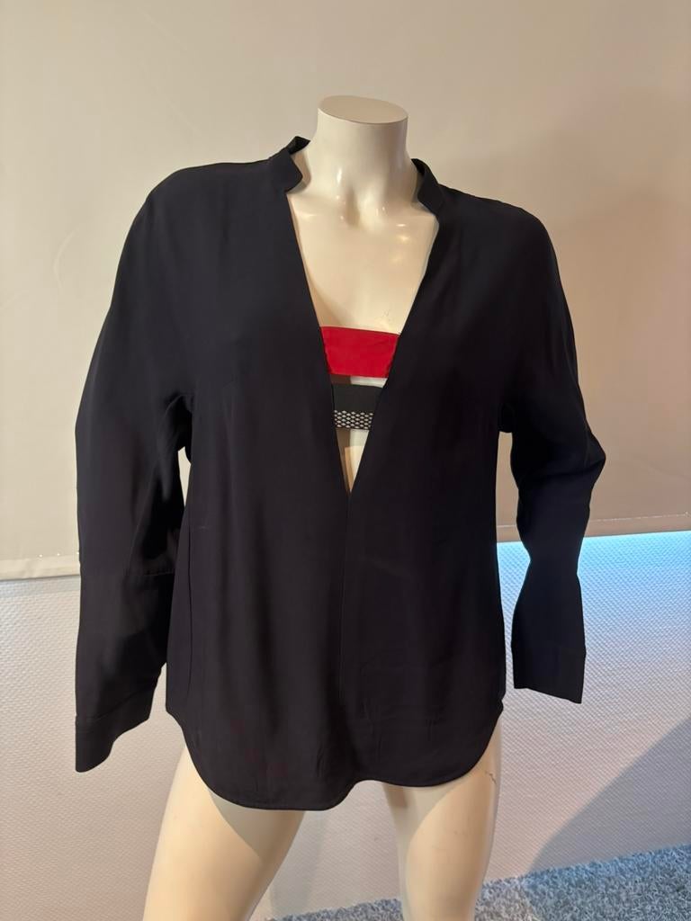 Dondup blouse donkerblauw maat it 44, Kleding | Dames, Maat 38/40 (M), Blauw, ., Ophalen of Verzenden