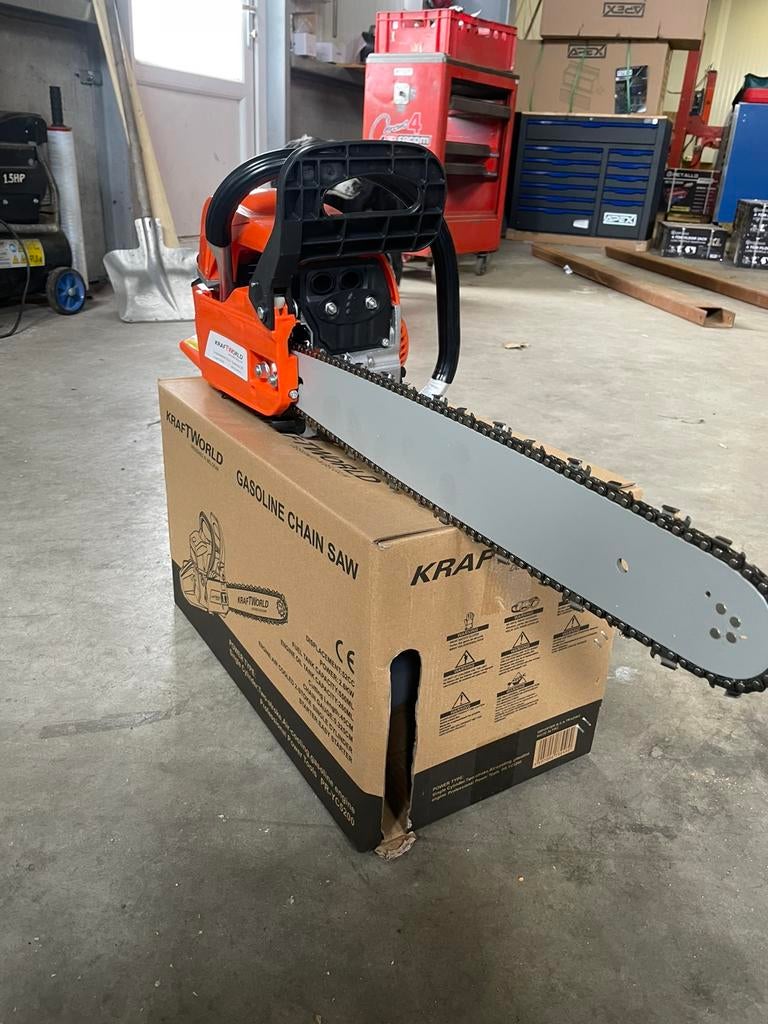 Kettingzaag lang blad, Ophalen, Nieuw