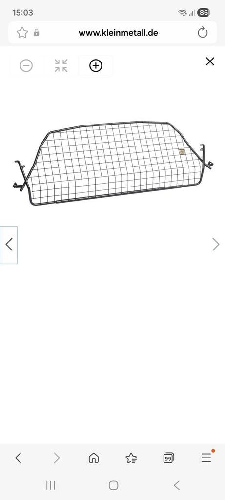 Hondenrek met scheidingswand voor Seat/CUPRA Ateca, Auto diversen, Hondenrekken, Ophalen of Verzenden, Zo goed als nieuw