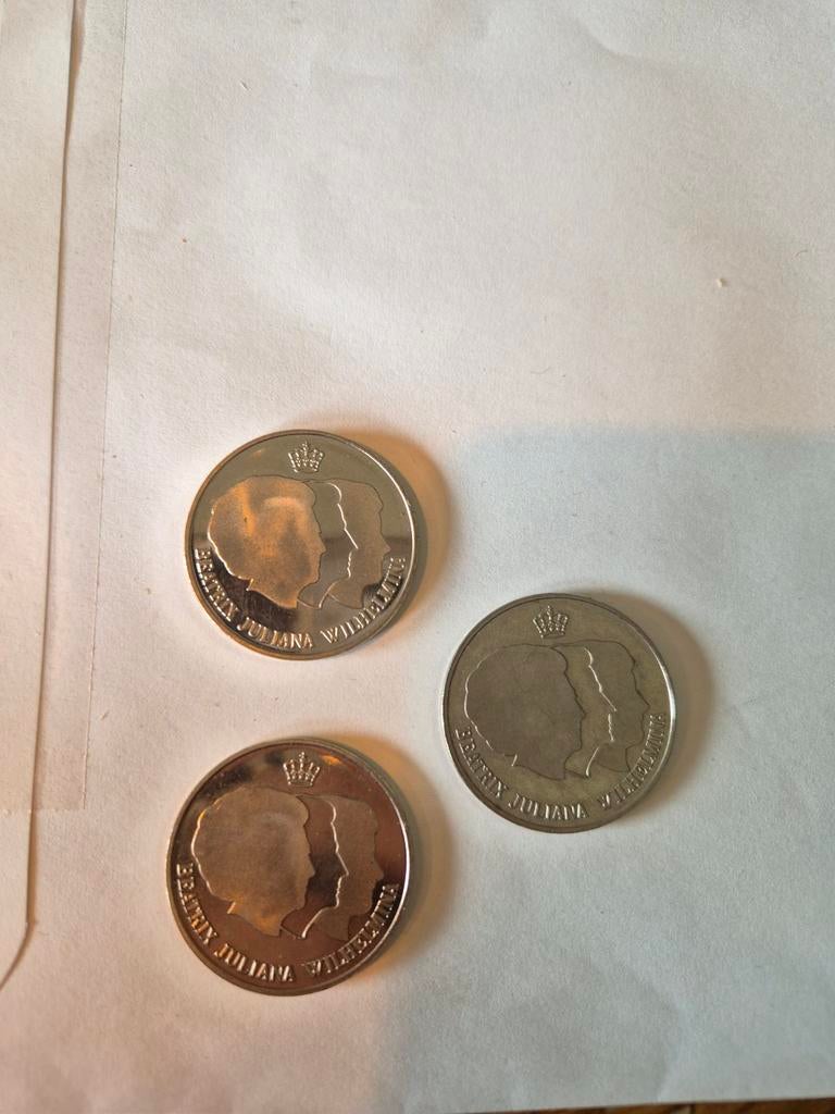 Set van 3 herdenkingsmunten Rabobank 100 jaar 1998, Postzegels en Munten, Munten | Nederland, Ophalen of Verzenden, Koningin Juliana
