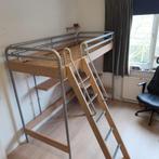 Hoogslaper met bureau / boekenplanken / ladder, Ophalen, Gebruikt, Eenpersoons, 210 cm