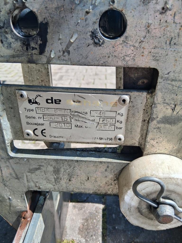 Hydraulische bandenklem probst hijsjip en rotator Knikmops, Ophalen of Verzenden
