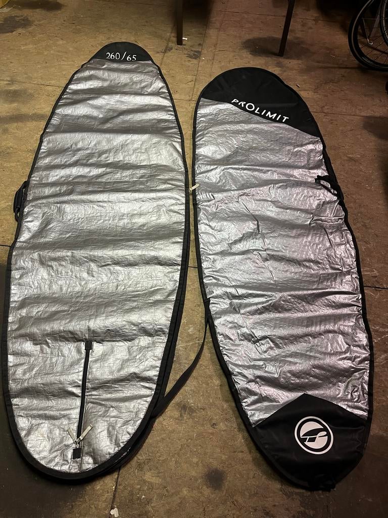 Boardbag voor surfplank - Mystic en Prolimit, Ophalen of Verzenden, Gebruikt, Overige typen, Met draagtas