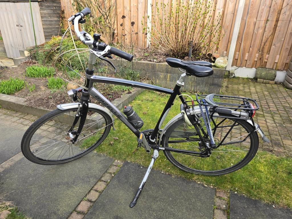 Gazelle Geneve Lite Gold herenfiets, Fietsen en Brommers, Fietsen | Heren | Herenfietsen, Gebruikt, Versnellingen, Ophalen of Verzenden