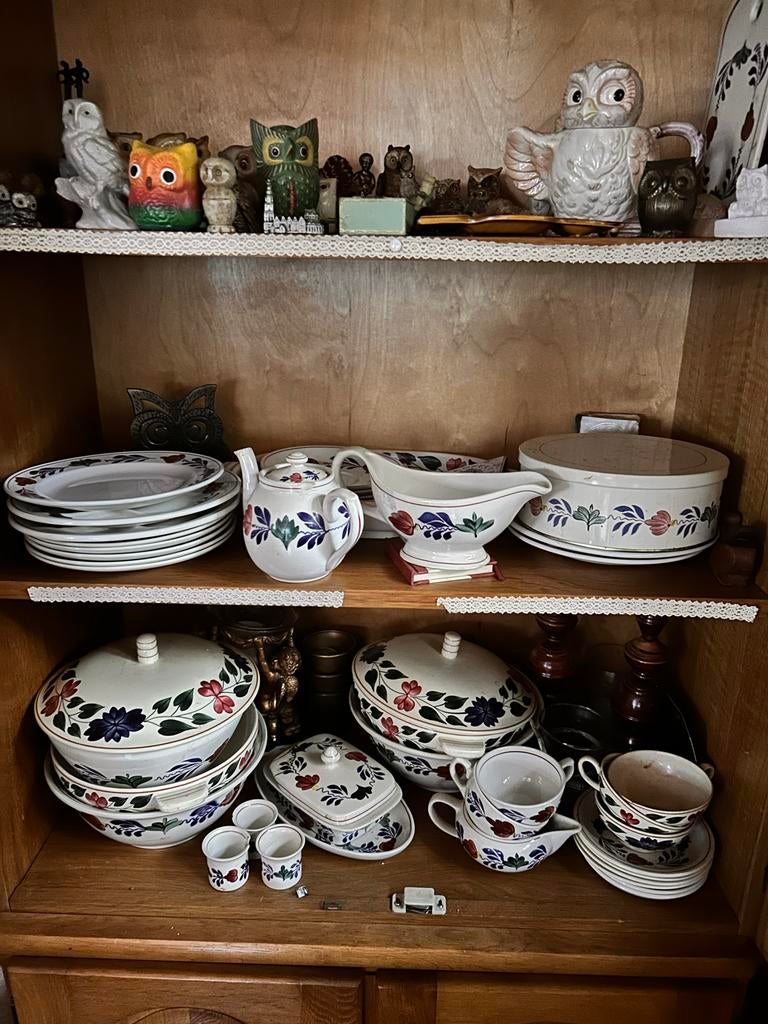 Boerenbont servies - Diverse onderdelen beschikbaar, Huis en Inrichting, Ophalen, Gebruikt, Aardewerk, Boerenbont