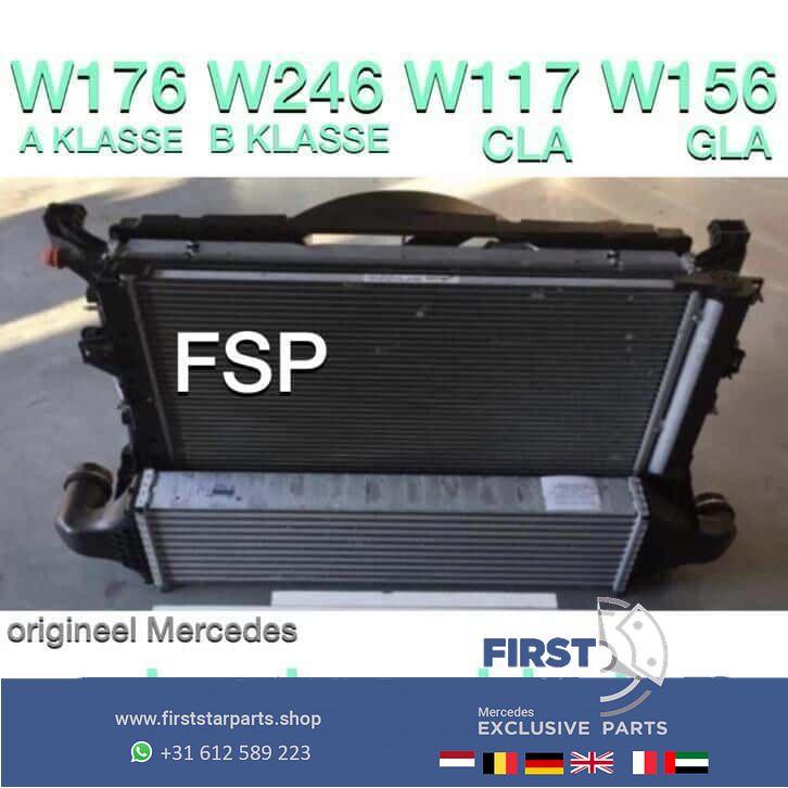 Koelerpakket Mercedes A Klasse W176 B W246 CLA W117 GLA W156, Gebruikt, -, Ophalen of Verzenden, -