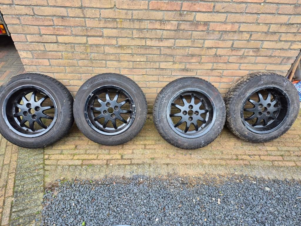 Velgen met banden 15 inch 4x100, Ophalen