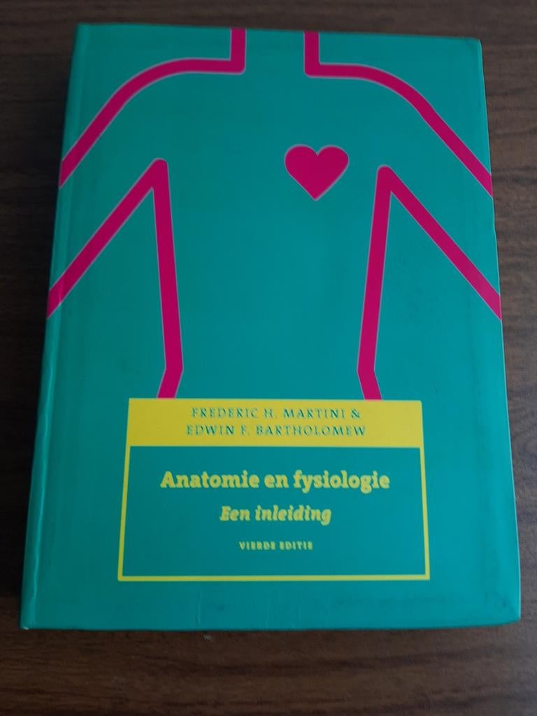 Anatomie en Fysiologie: Een inleiding (Vierde Editie), Boeken, Studieboeken en Cursussen, Zo goed als nieuw, Frederic H. Martini & Edwin F. Bartholomew