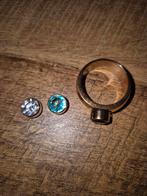 Nieuwe ring 3 x ander steentje, Sieraden, Tassen en Uiterlijk, Piercings, Ophalen of Verzenden, Nieuw, Staal