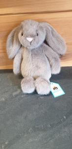 Jellycat knuffel Konijn 18cm (Fawn Flufflet Bunny), Ophalen of Verzenden, Nieuw, Konijn