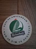 Heineken bierviltje Sail '95 Amsterdam, Ophalen of Verzenden, Gebruikt, Gebruiksvoorwerp