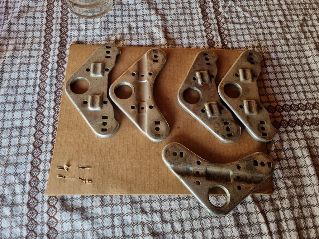 Zundapp stuurplaten 517 529, Fietsen en Brommers, Brommeronderdelen | Zundapp, Ophalen of Verzenden, Gebruikt, Frame