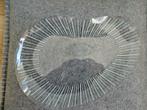 Niervormig schaaltje van dun glas met witte streepjes, Antiek en Kunst, Curiosa en Brocante, Ophalen