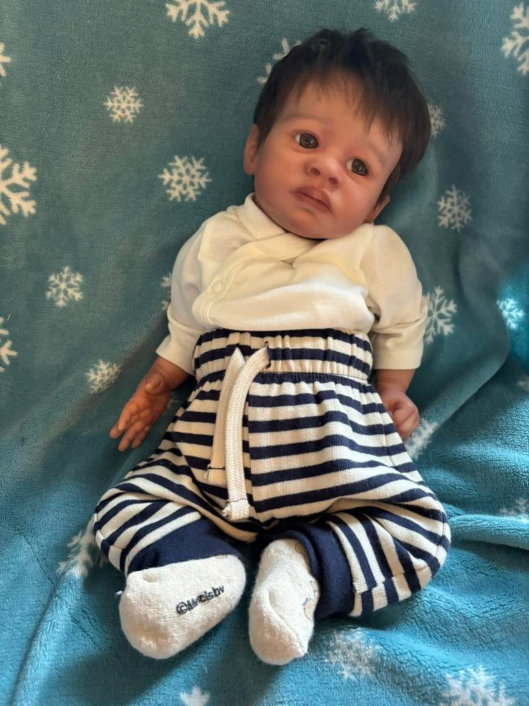 reborn, Verzamelen, Poppen, Ophalen of Verzenden, Zo goed als nieuw, Pop